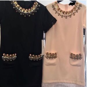 Brand new Blush color dress with beaded details